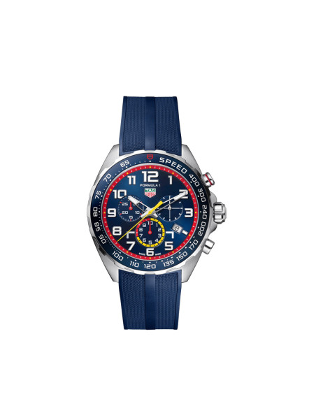 Montre TAG Heuer Formula 1 Red Bull Racing Chronographe Cadran bleu Bracelet caoutchouc 43mm