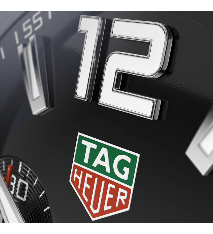Montre TAG Heuer Formula 1 Chronographe Quartz Cadran noir Bracelet acier 43 mm