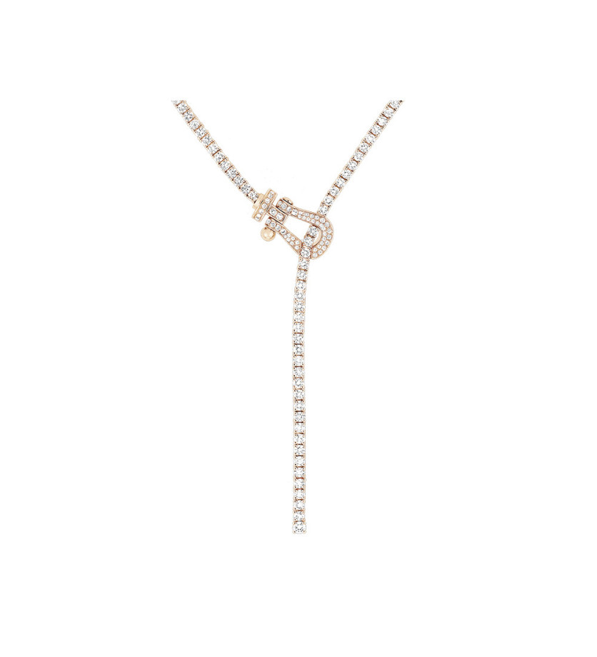 Collier Fred Force 10 or rose diamants