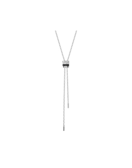 Collier Boucheron cravate Mini Quatre Black Edition or blanc PVD diamants
