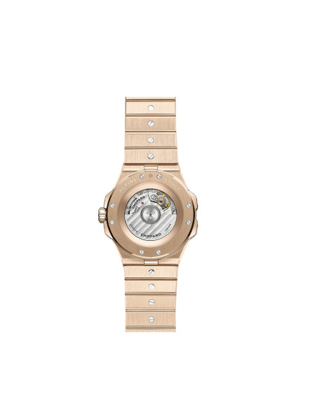 Montre Chopard Alpine Eagle automatique cadran or rose diamants bracelet or rose et diamants 36mm