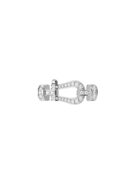 Manille Fred Force 10 or blanc full pavé diamants MM
