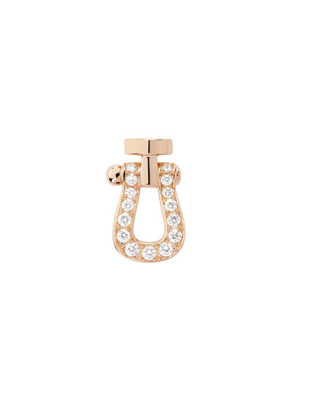 Mono boucle d'oreille Fred Force 10 or rose diamants