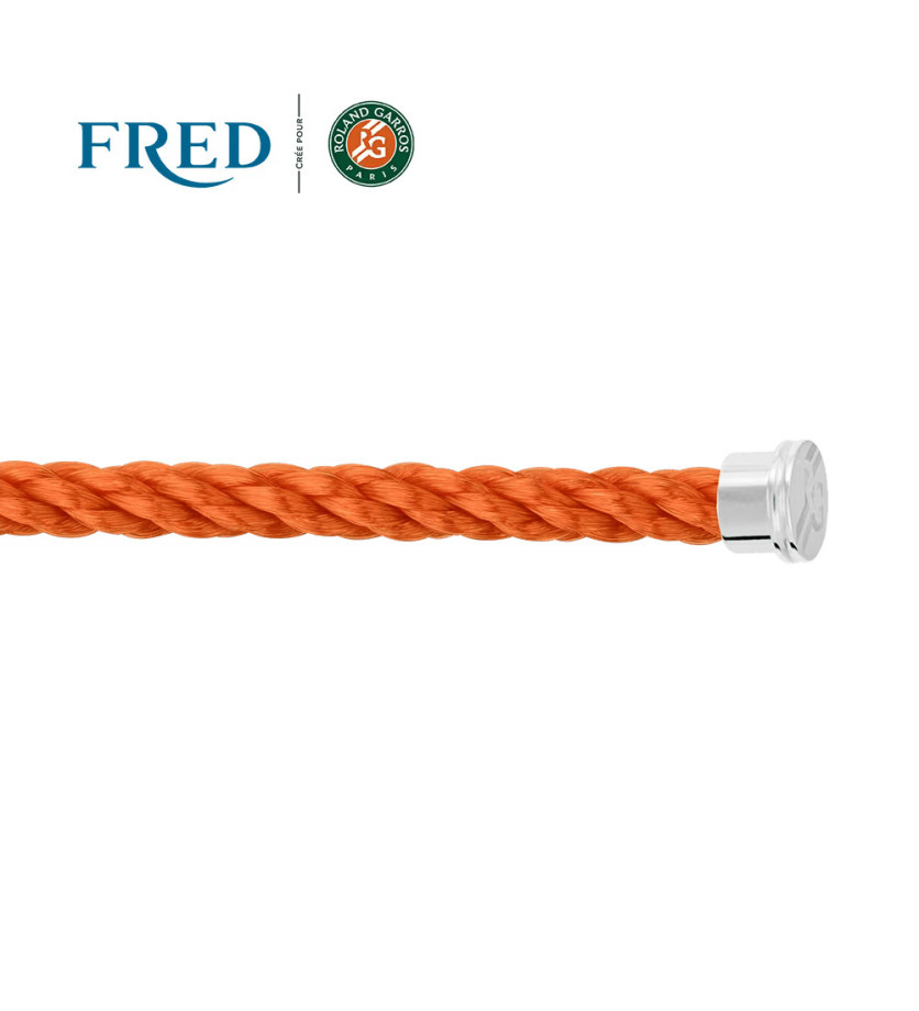 Câble Fred x Roland-Garros GM orange embouts acier