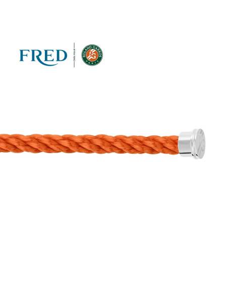 Câble Fred x Roland-Garros GM orange embouts acier
