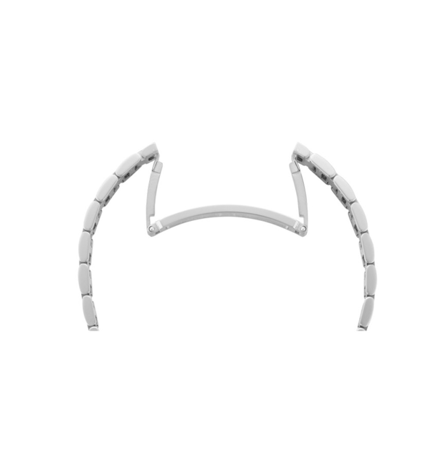 Montre Chopard Happy Sport quartz cadran blanc bracelet acier 36mm