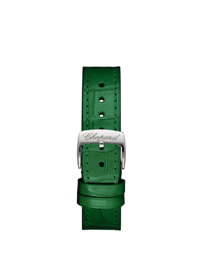 Montre Chopard Happy Sport cadran en nacre perlée verte bracelet acier inoxydable 36mm