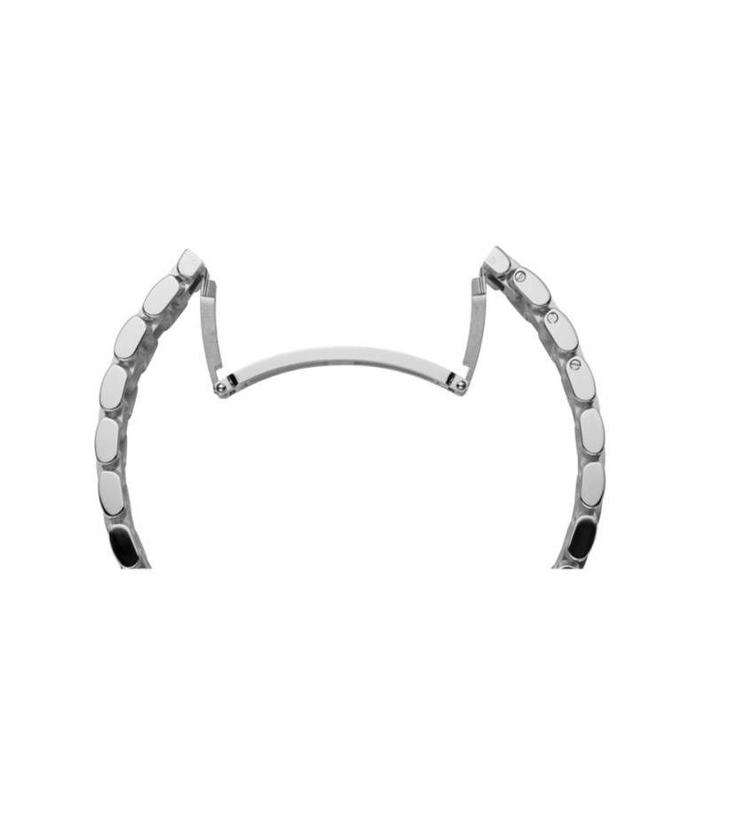 Montre Chopard Happy Sport quartz cadran argent bracelet acier 36 mm