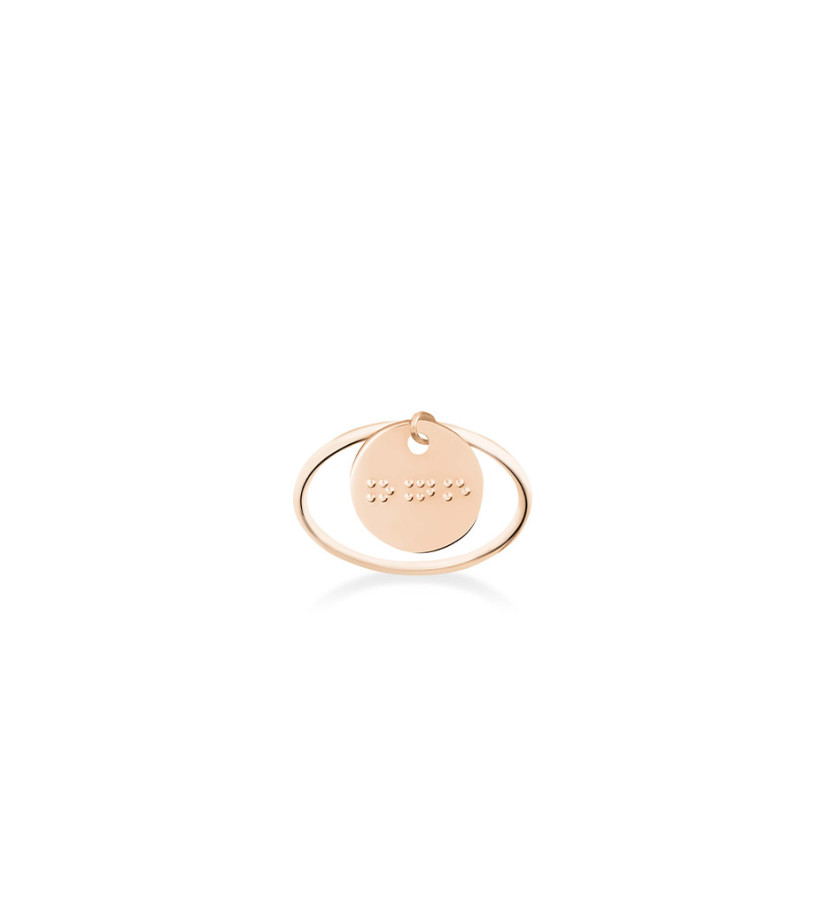 Bague Ginette NY Braille Circle
