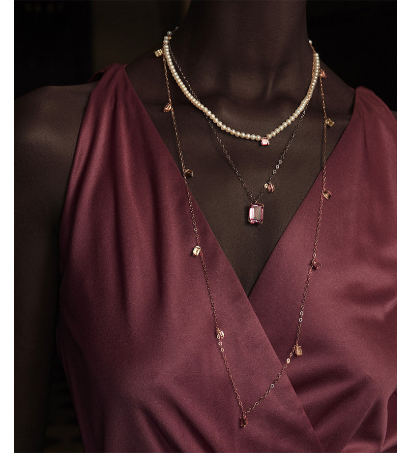 Collier Ginette NY Duo Cocktail Pink Topaz