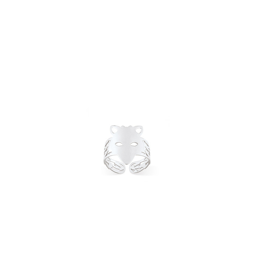 Bague Ginette NY Wolf Or Blanc