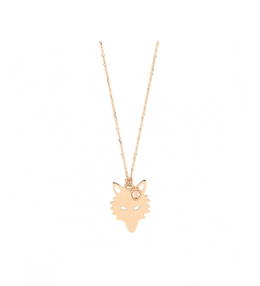 Collier Ginette NY Little Wolf & Bead Or Rose