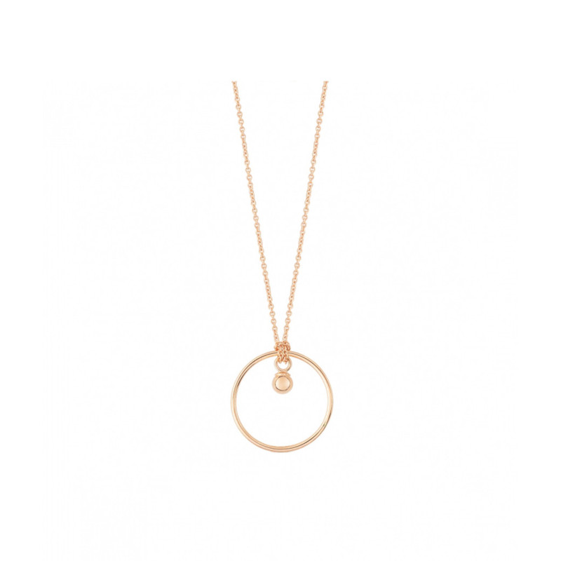 Collier Ginette NY Little Circle With Bead Or Rose