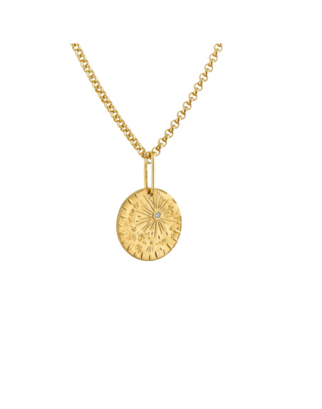 Médaille Arthus Bretrand pluie d'Etoiles or jaune diamants