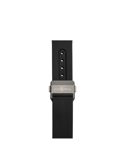 Montre Bell & Ross BR-X5 Black Titanium automatique cadran noir bracelet caoutchouc noir 41 mm