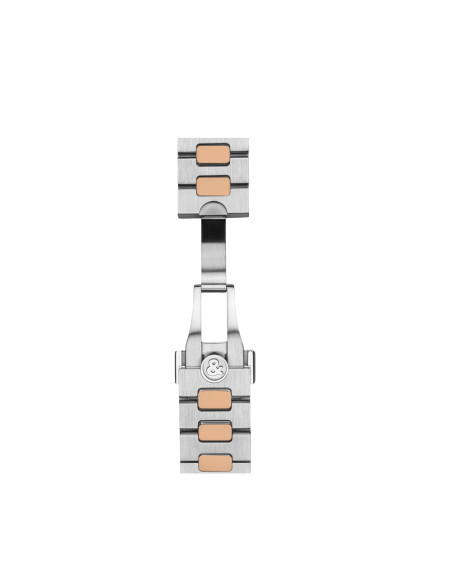 Montre Bell & Ross BR 05 Chrono Grey Steel & Gold automatique cadran ruthénium bracelet acier et or rose 18K 42 mm